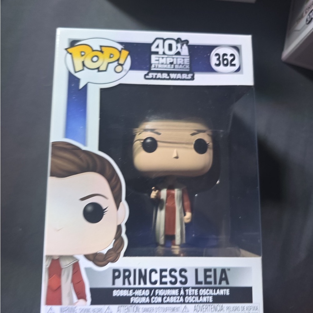 Funko Pop Princess Leia in Red and White